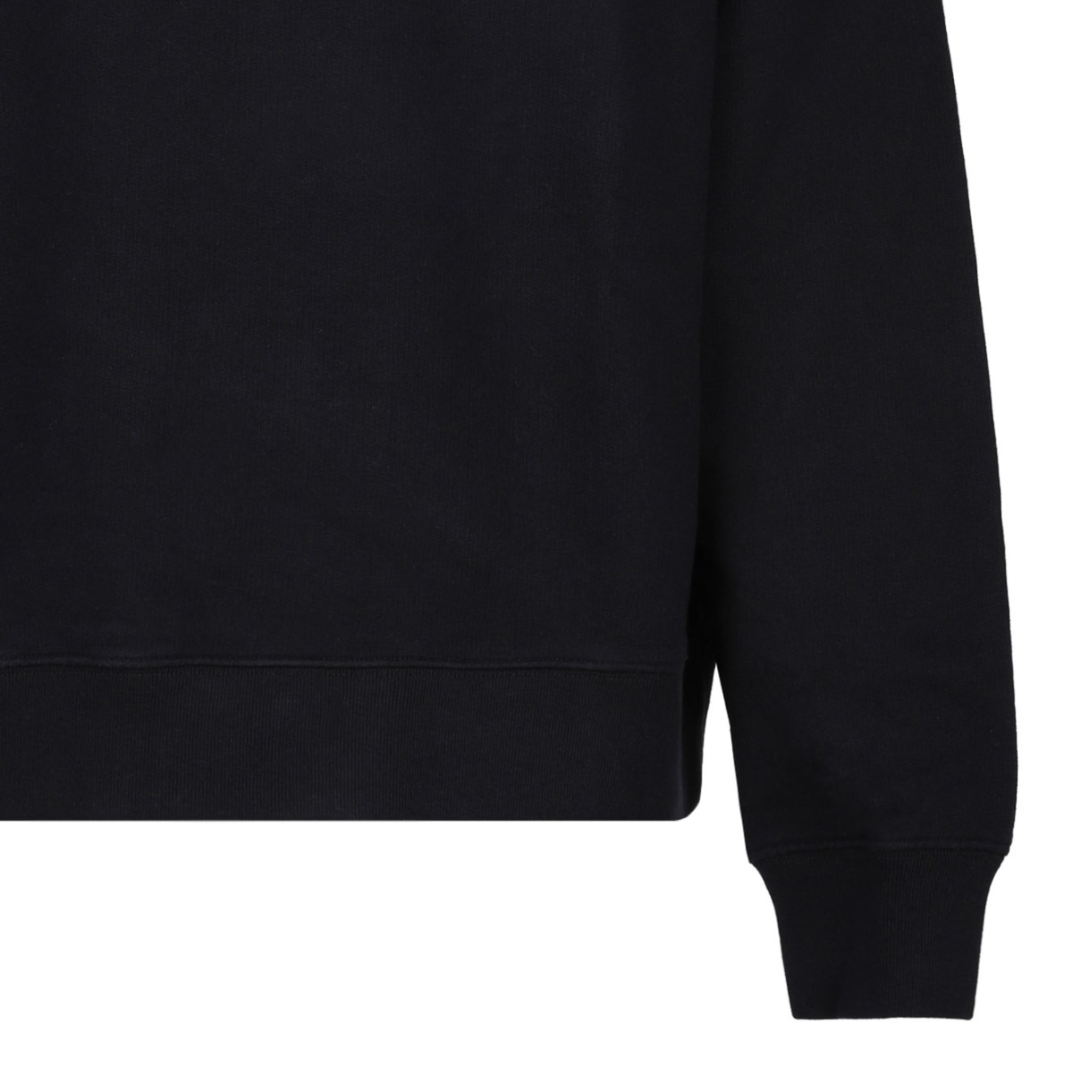Black Logo Stamp Sweatshirt