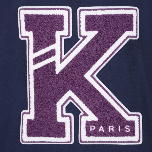 Midnight Blue Logo-Applique Sweatshirt