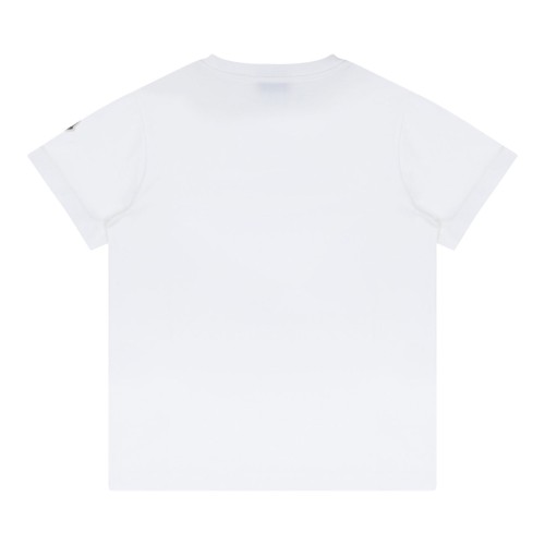 White Logo Print T-Shirt