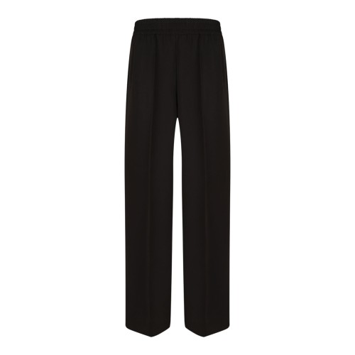 Brown Wool Garbadine Trousers