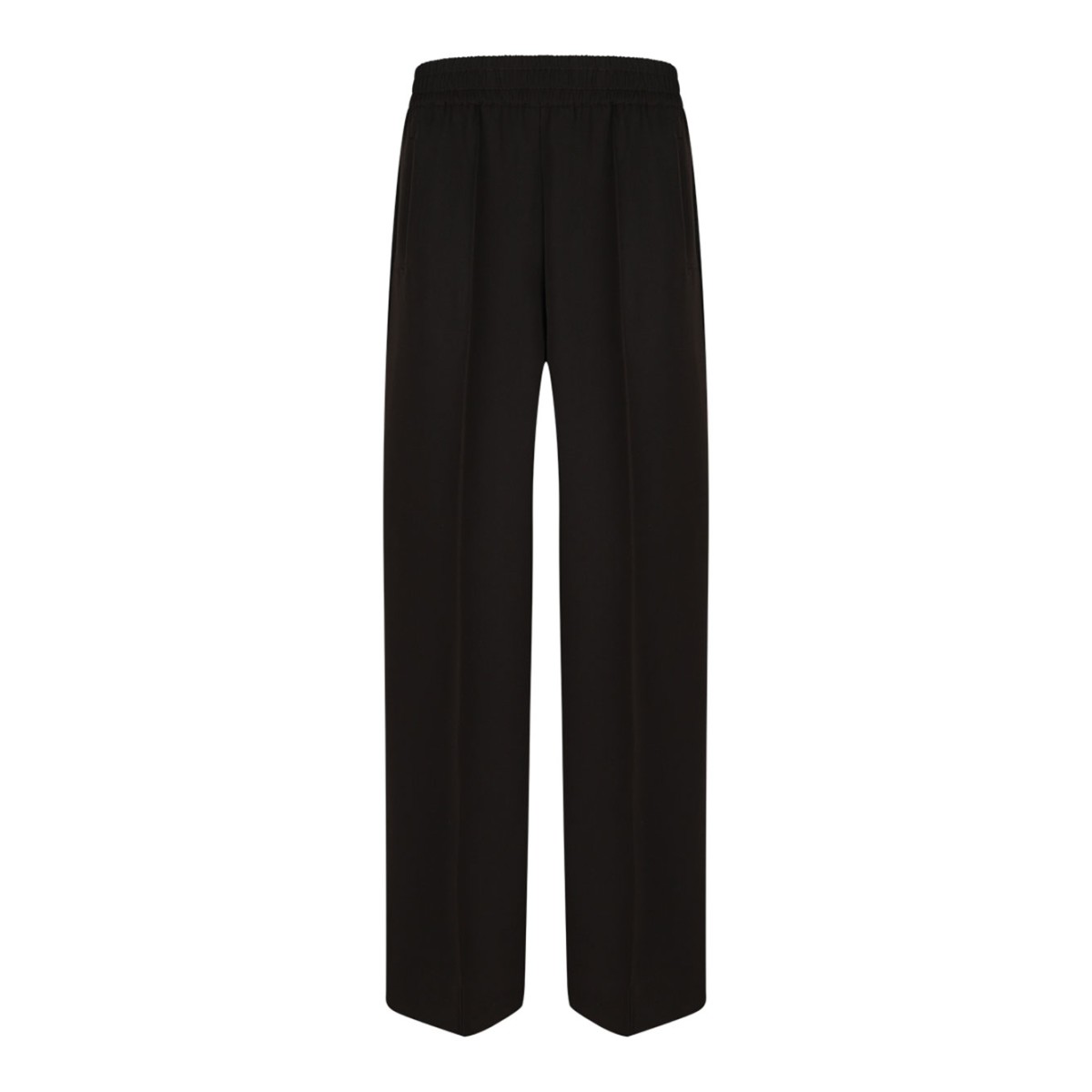 Brown Wool Garbadine Trousers