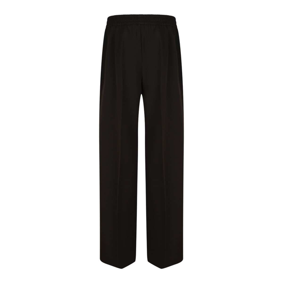 Brown Wool Garbadine Trousers