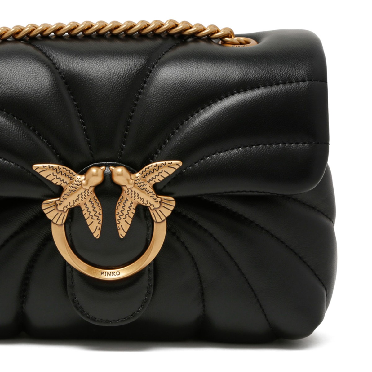 Black Mini Love Puff Butterfly Bag