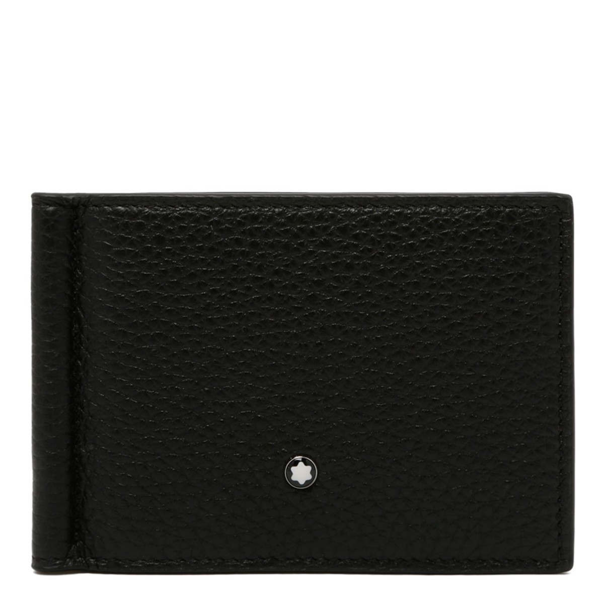 Black Wallet 6cc With Money Clip