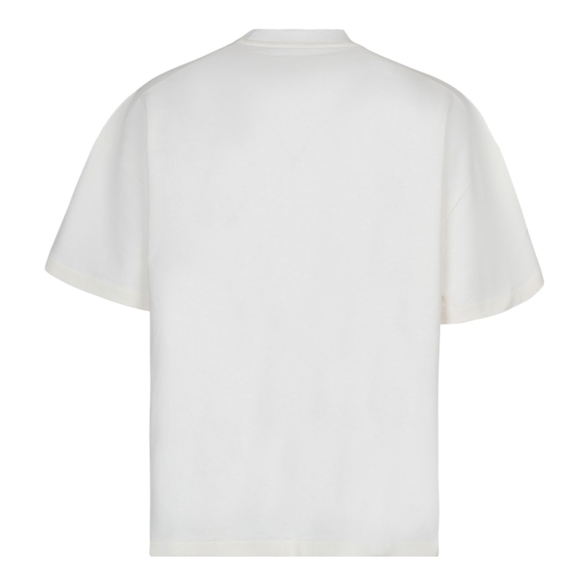 White Logo Print T-Shirt