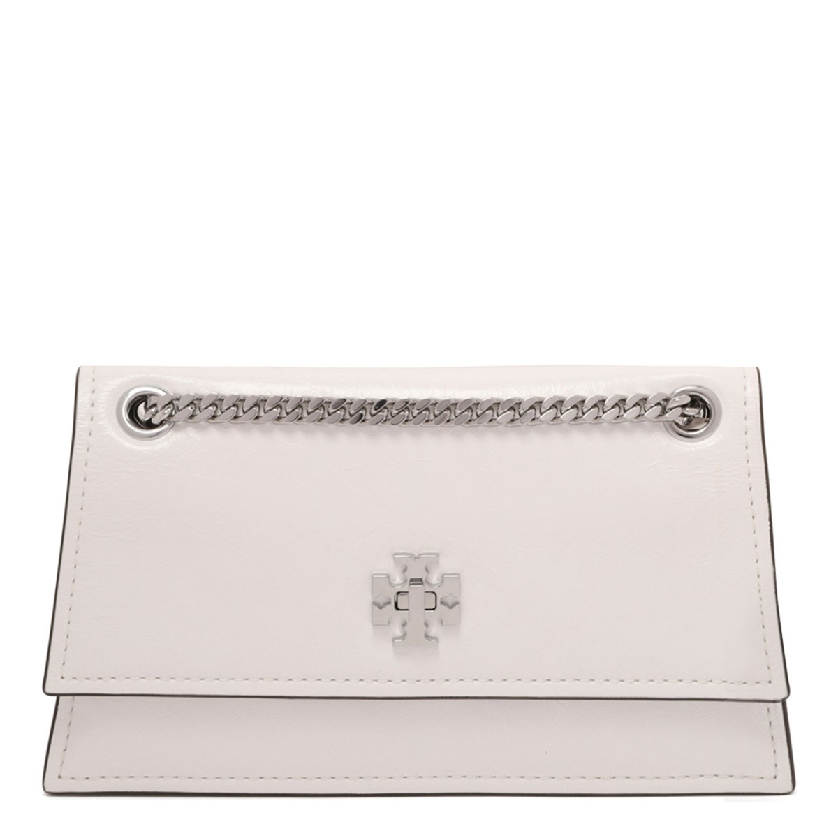 White Kira Turnlock Mini Bag