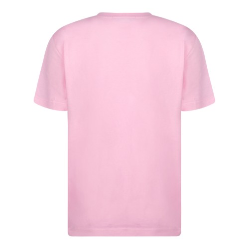Pink Logo Print T-Shirt 2