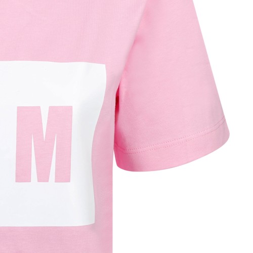 Pink Logo Print T-Shirt
