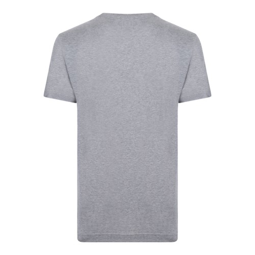 Melange Grey Logo Print T-Shirt