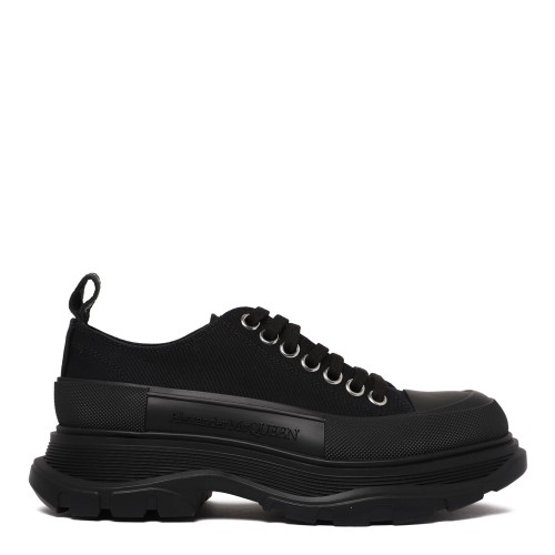 Black Tread Slick Sneakers