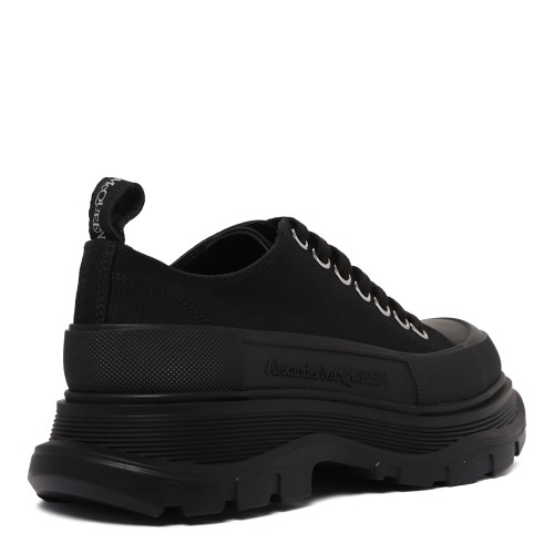 Black Tread Slick Sneakers