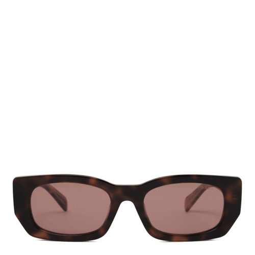 Mauve Rectangular Sunglasses
