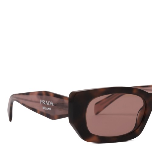 Mauve Rectangular Sunglasses