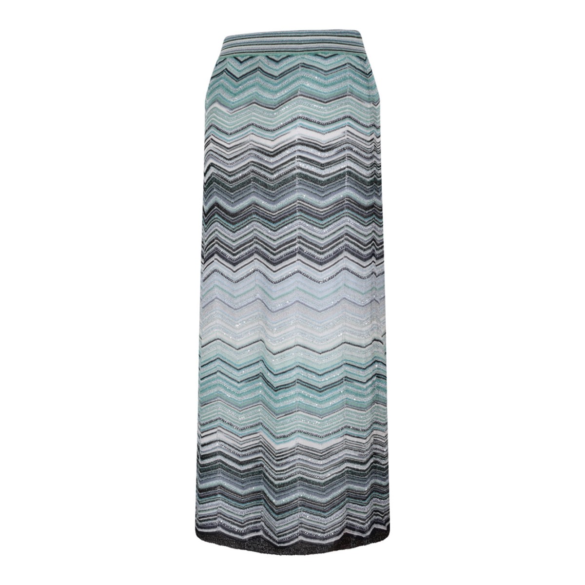 Turquoise Long Pencil Skirt