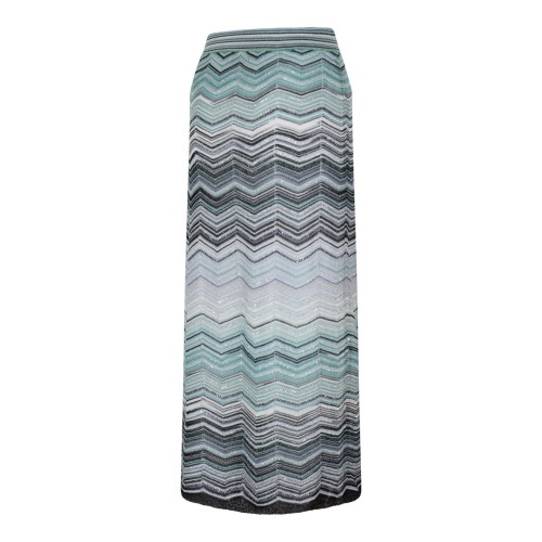 Turquoise Long Pencil Skirt
