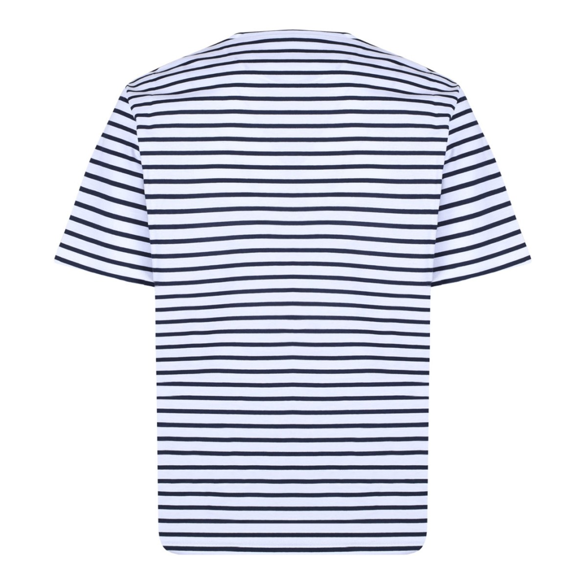 White and Blue Stripe T-Shirt