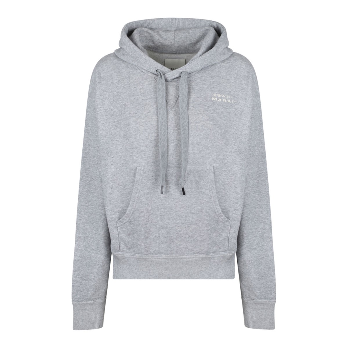 Grey Syla Embroidered Logo Hoodie