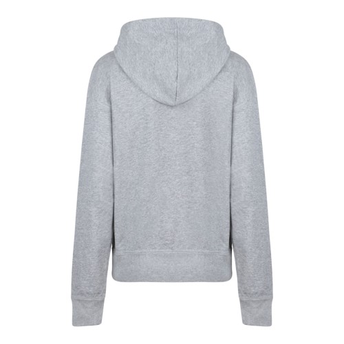Grey Syla Embroidered Logo Hoodie