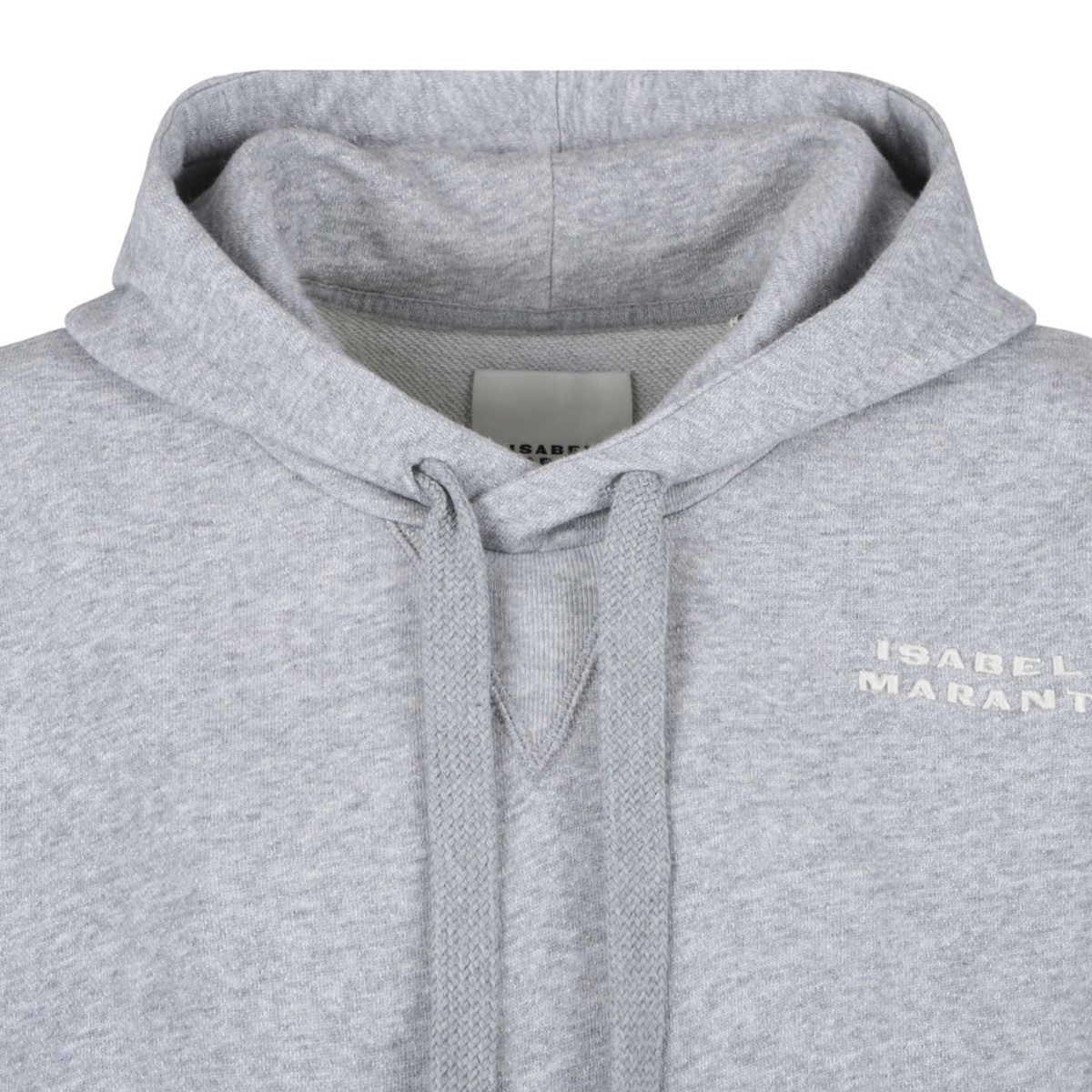 Grey Syla Embroidered Logo Hoodie