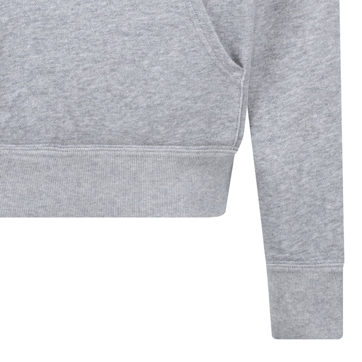 Grey Syla Embroidered Logo Hoodie