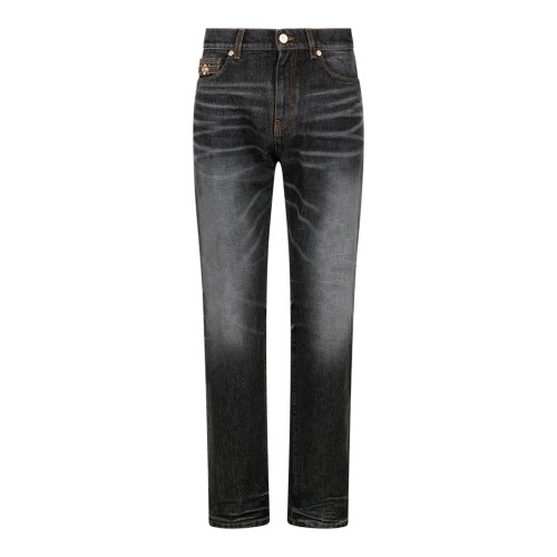 Medium Black Medusa Biggie Jeans