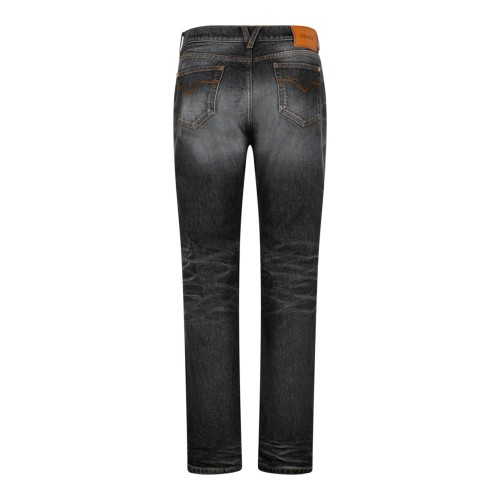 Medium Black Medusa Biggie Jeans