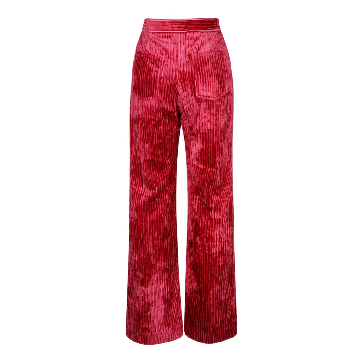 Raspberry Velvet Effect Darlyn Pants