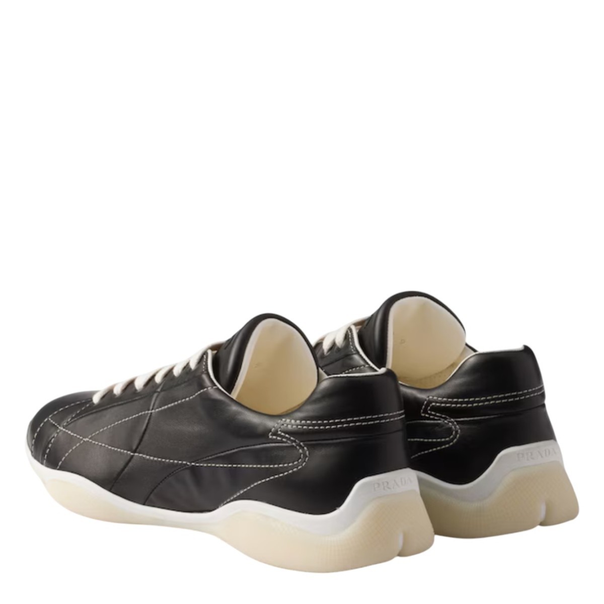 Black Nappa Sneakers