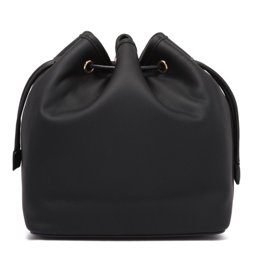 Black Logo Lettering Bucket Bag 2