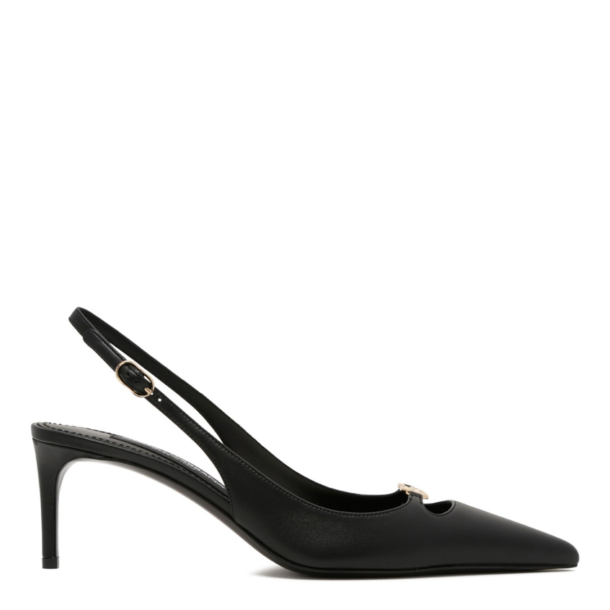 Black Lollo Leather High Heels Pumps