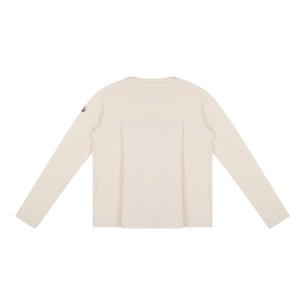 Beige Logo Embroidered T-Shirt