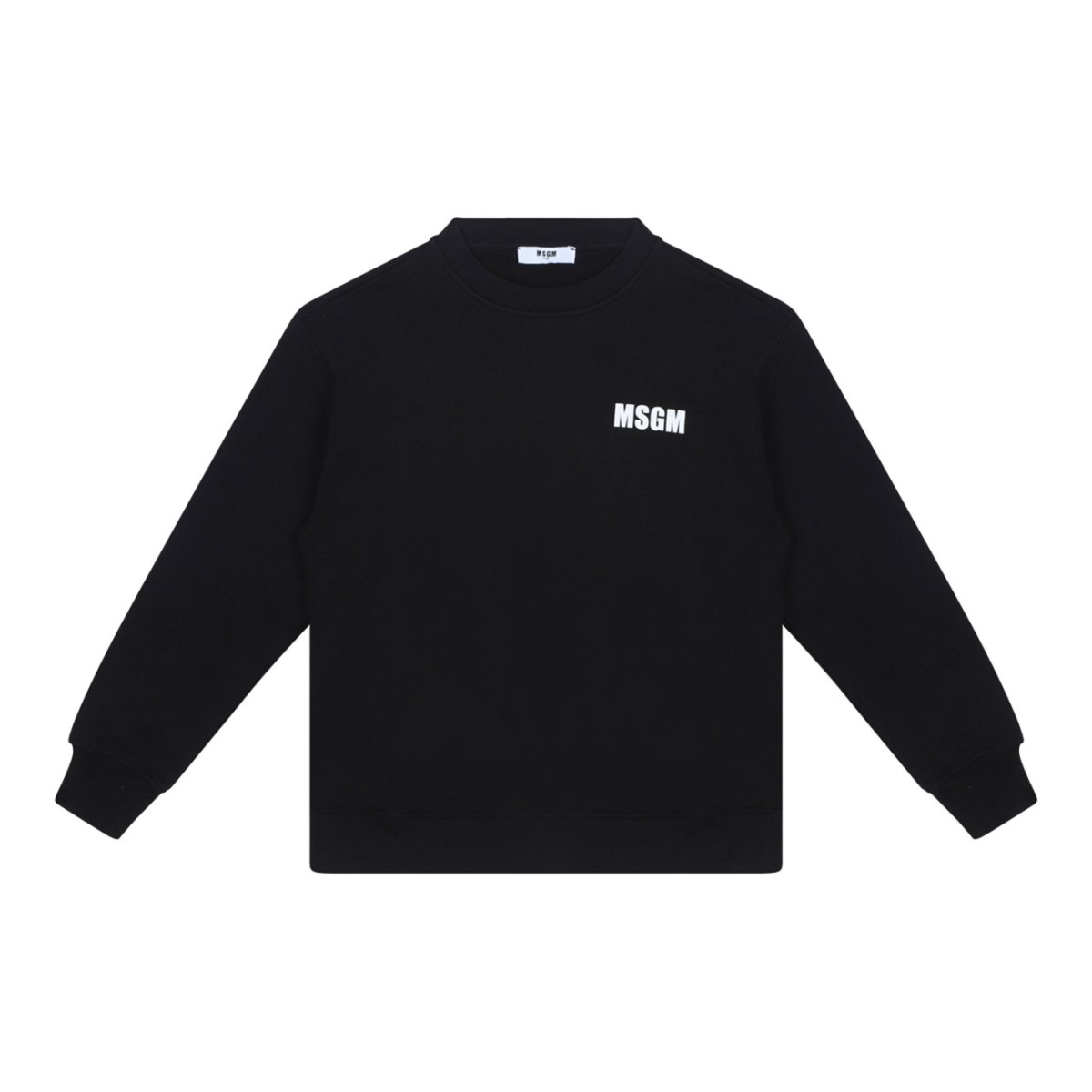 Black Logo Print Sweatshirt
