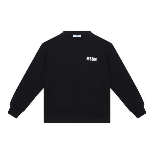 Black Logo Print Sweatshirt