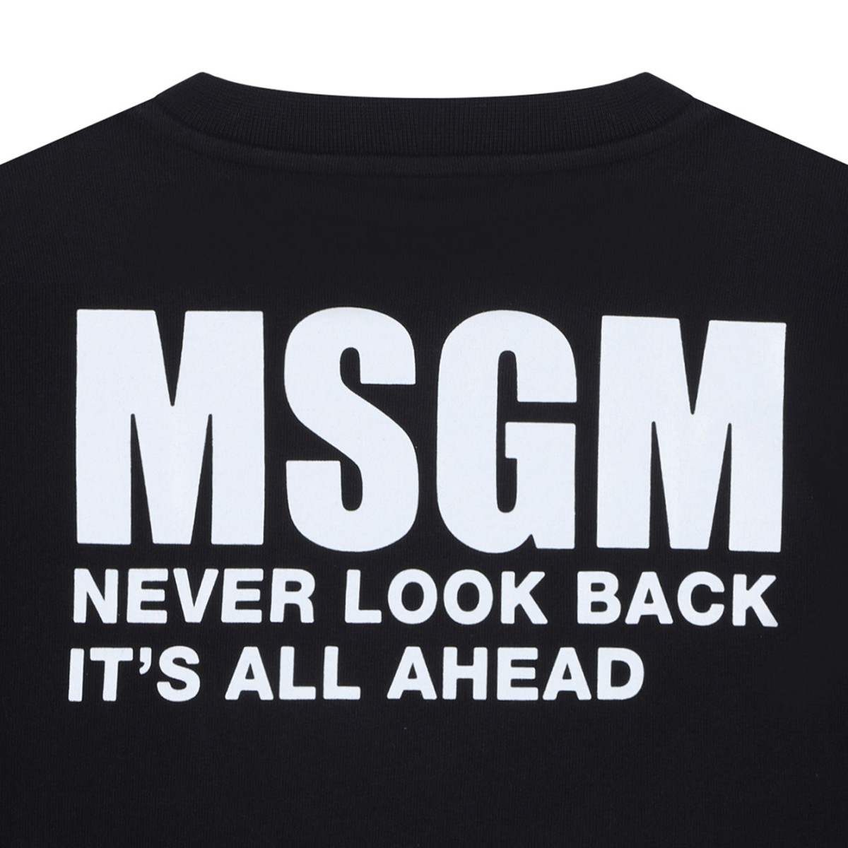 Black Logo Print Sweatshirt