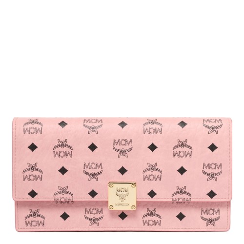 Light Pink Monogram Print Shoulder Bag