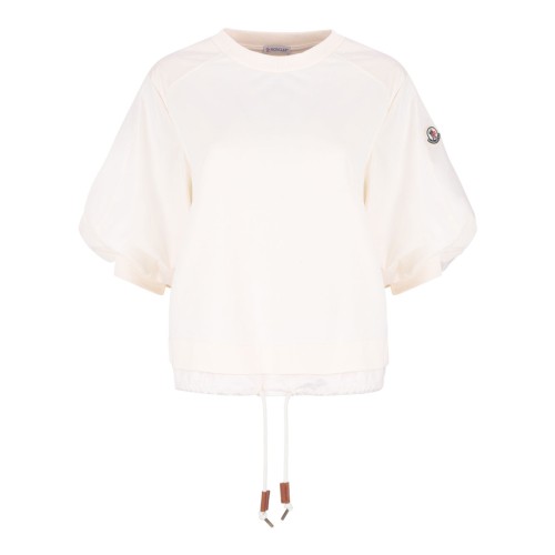 White Puff Sleeves T-Shirt