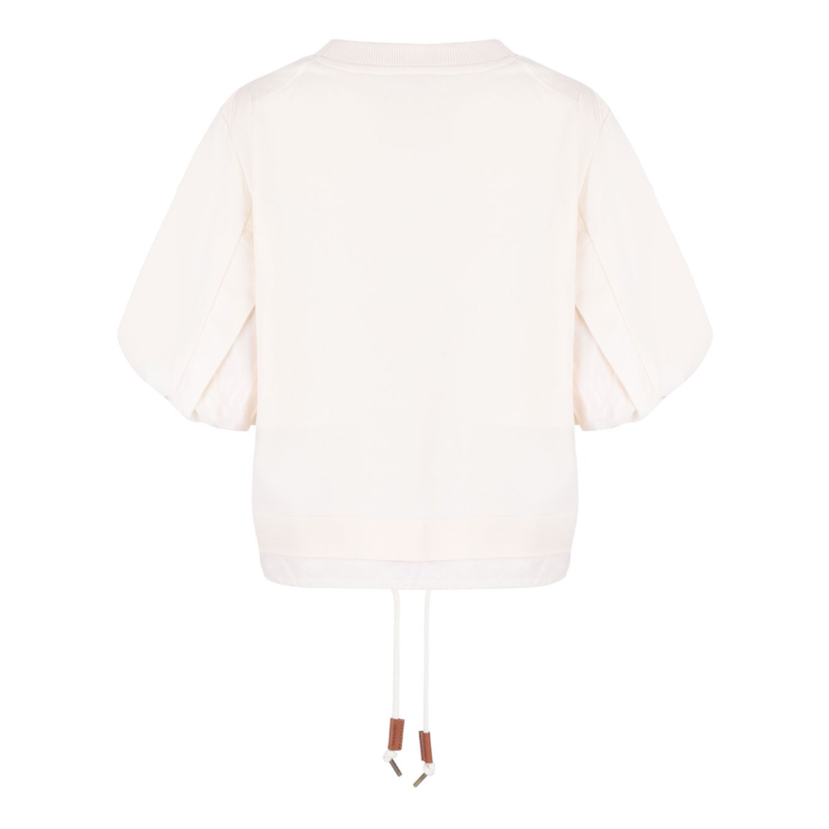 White Puff Sleeves T-Shirt