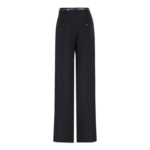 Black Wide Cady Trousers 2