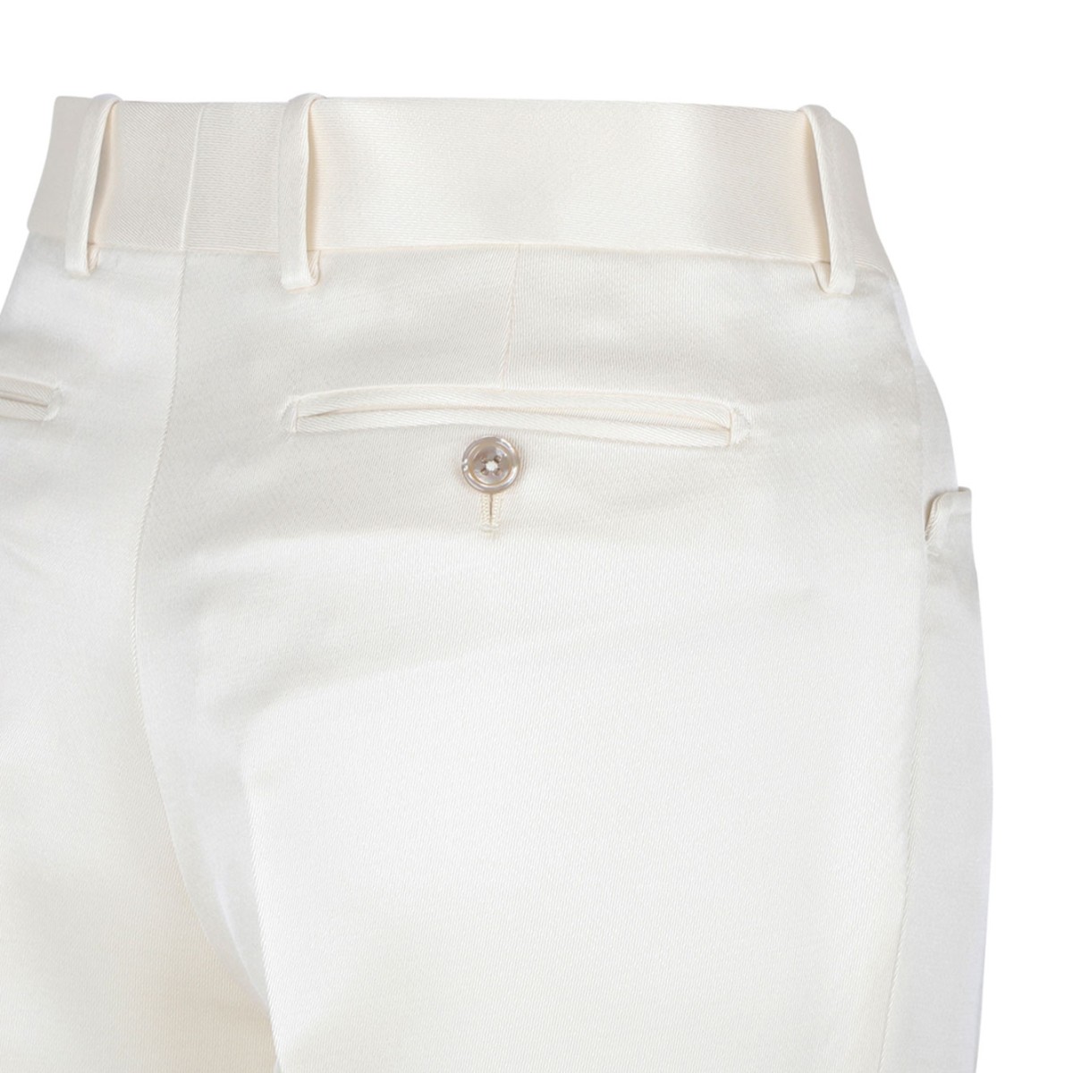 Off White Flared Pants