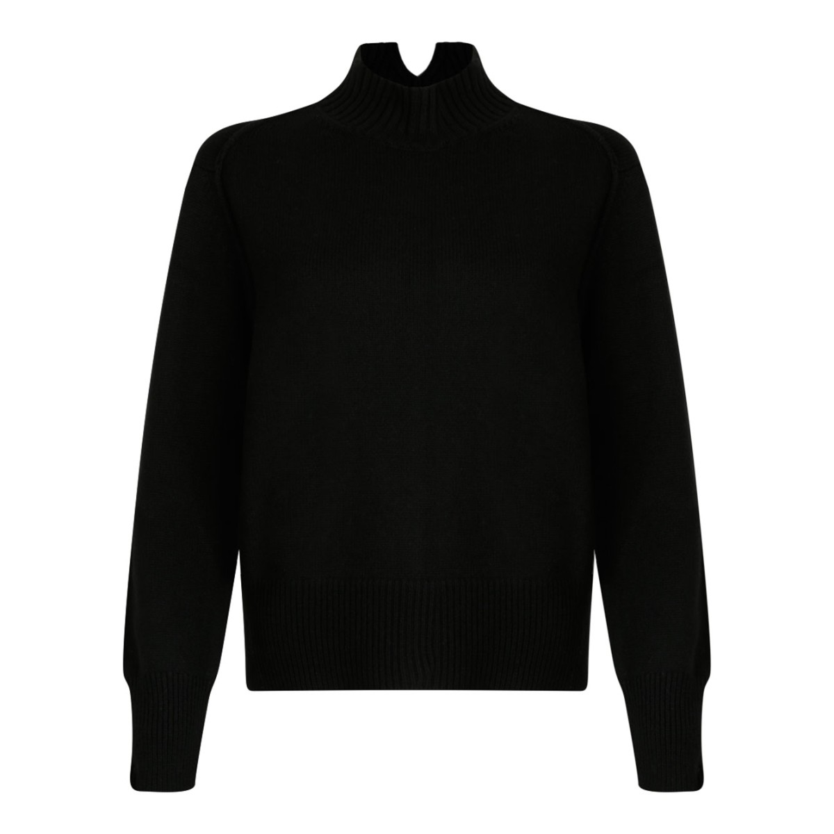 Black High Neck Sweater