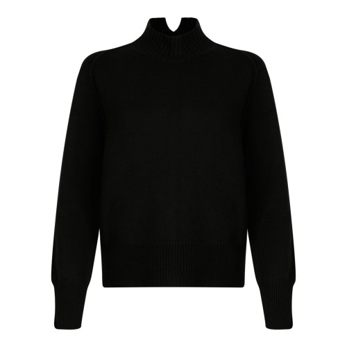 Black High Neck Sweater