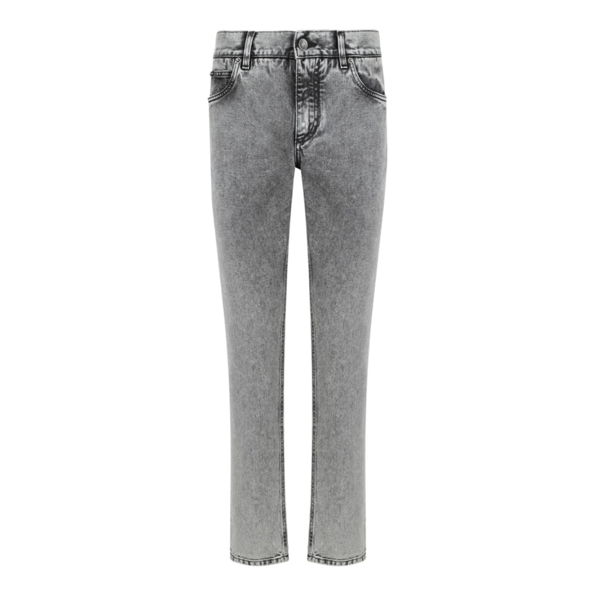 Grey Acid Wash Jeans