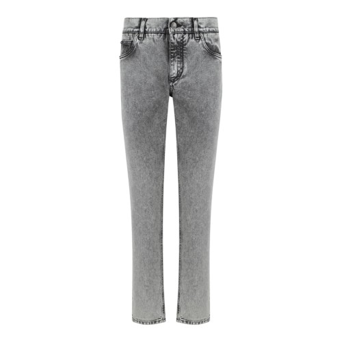 Grey Acid Wash Jeans