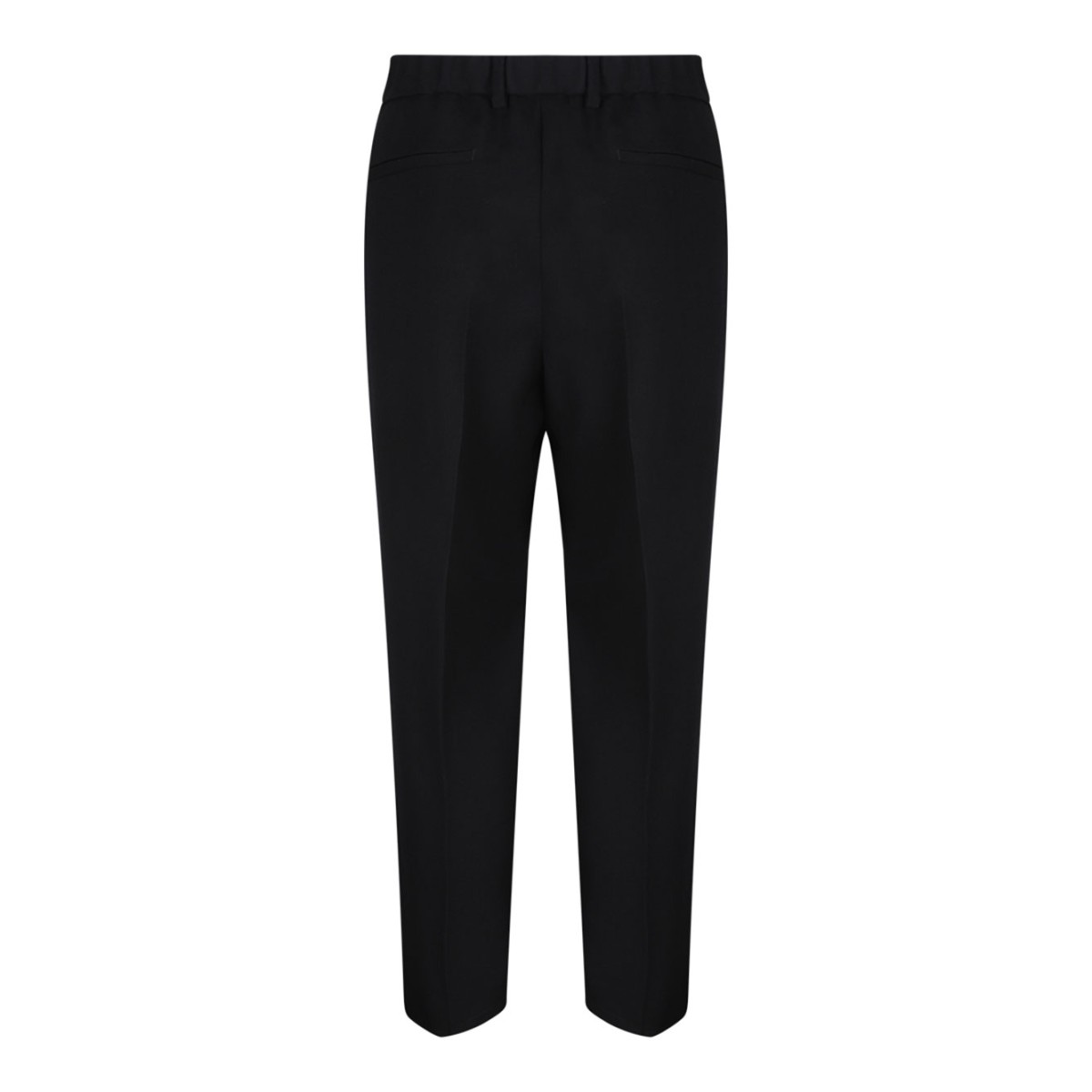 Black Wool Trousers