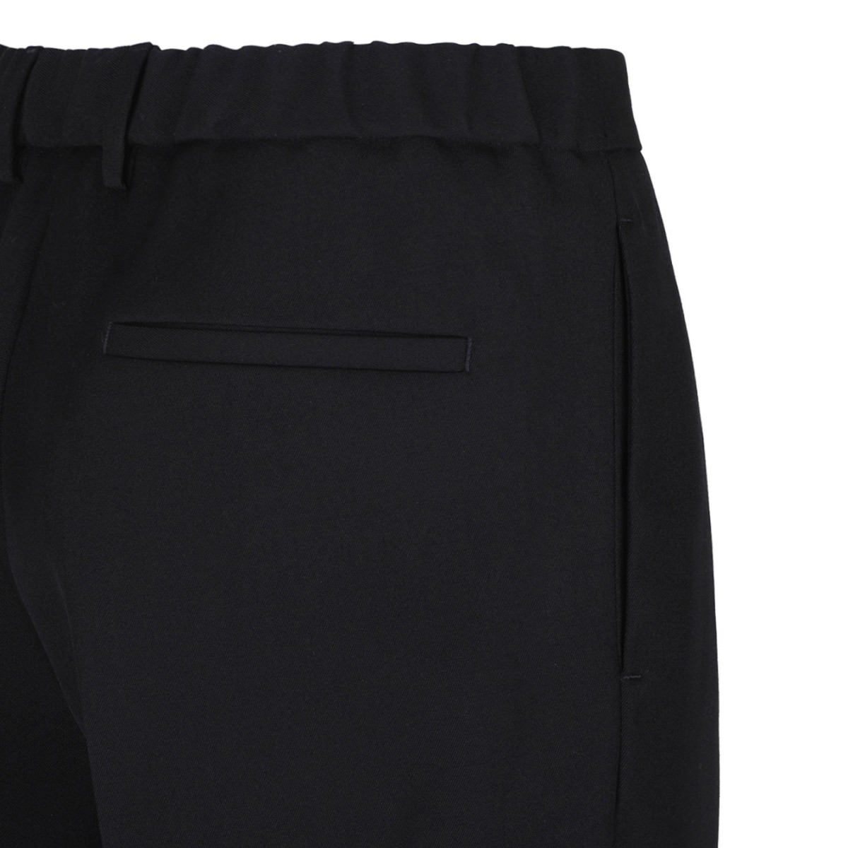 Black Wool Trousers