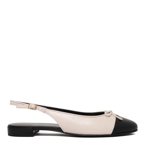 Light Cream Slingback Ballerina