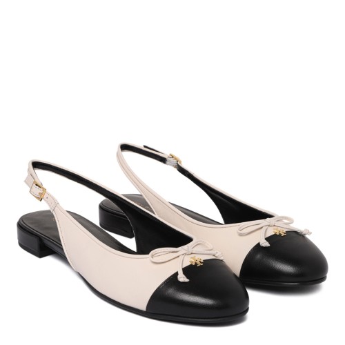 Light Cream Slingback Ballerina