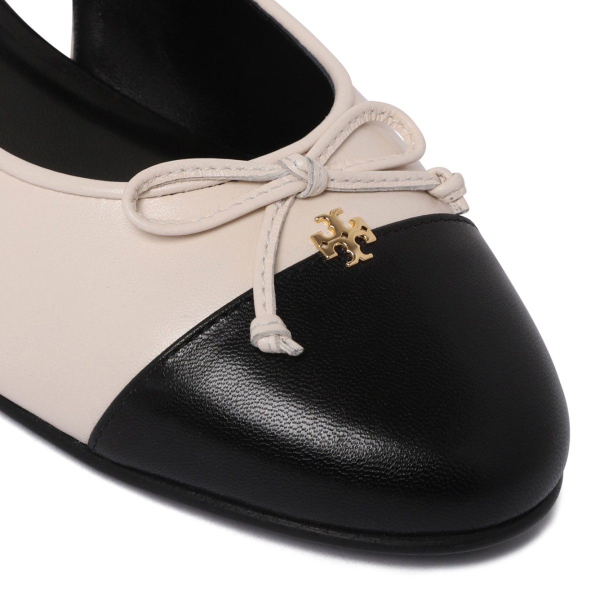 Light Cream Slingback Ballerina