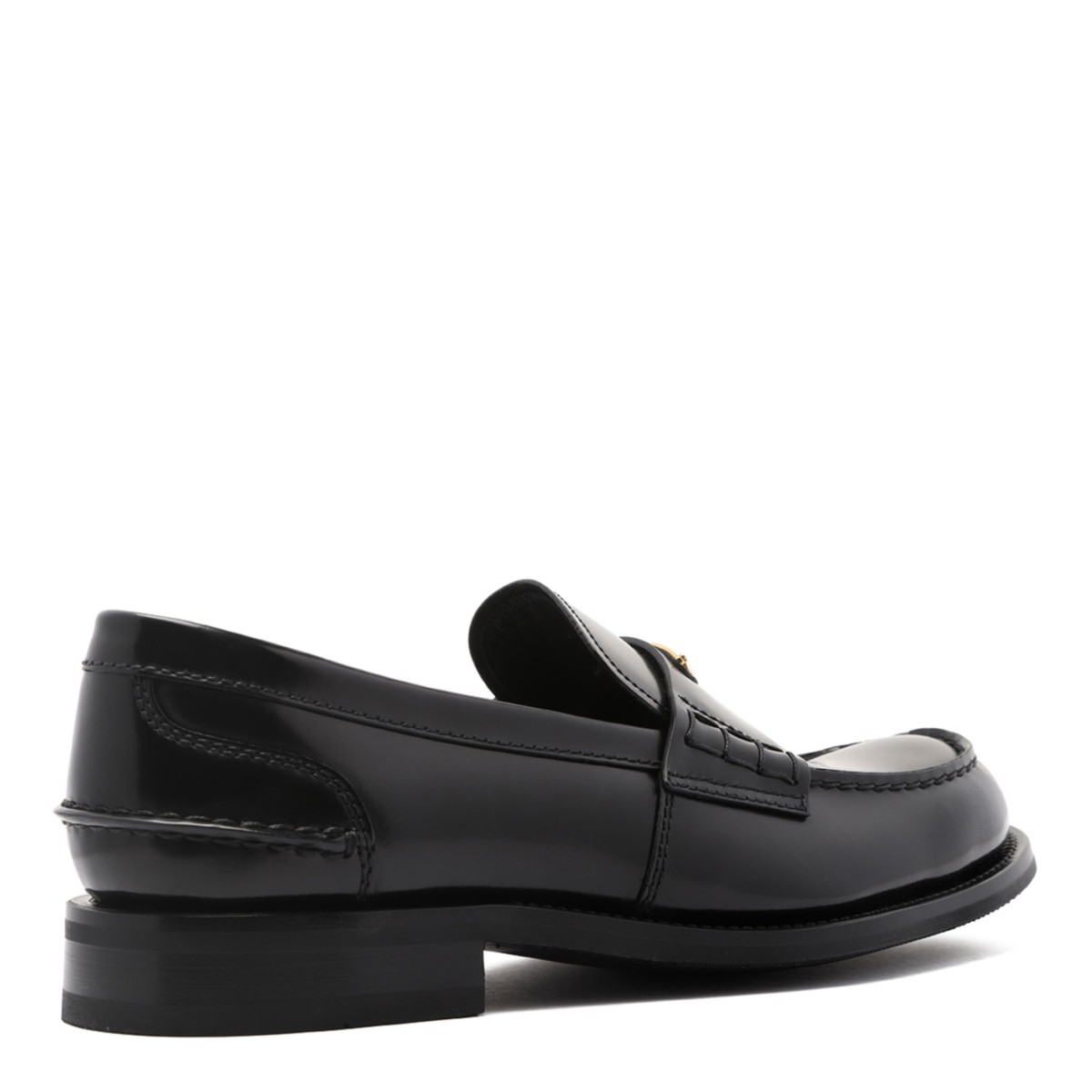 Black Leather Loafers