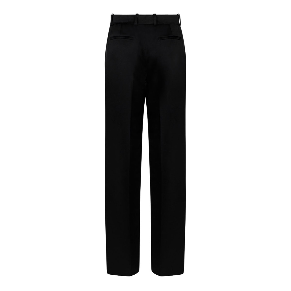 Black Satin Finish Trousers